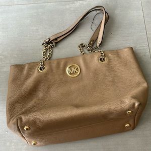 Michael Kors tote bag tan leather